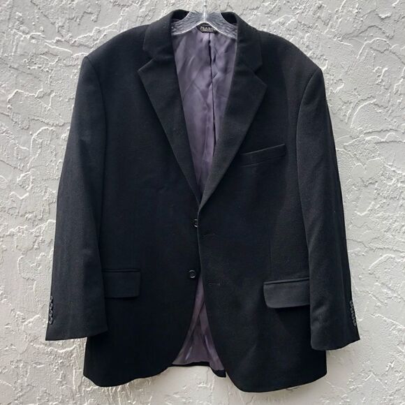 JOS A BANK Gray Cashmere Wool Blazer Jacket 43R‎ - Picture 10 of 13